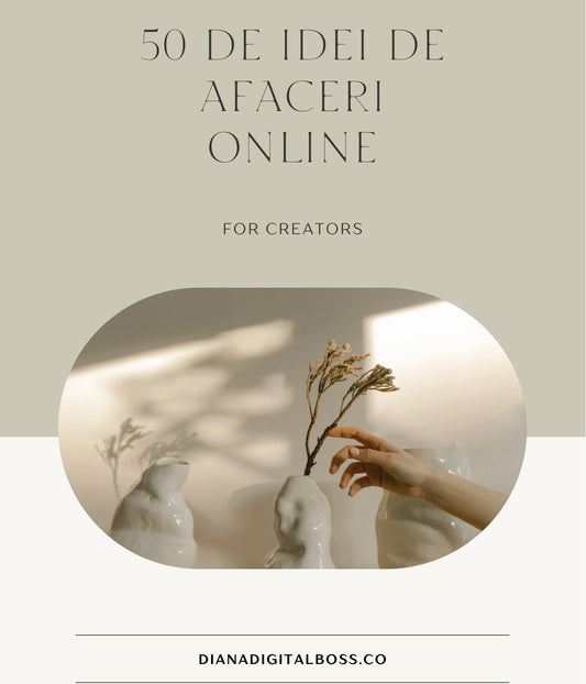 50 De Idei de Afacere Online